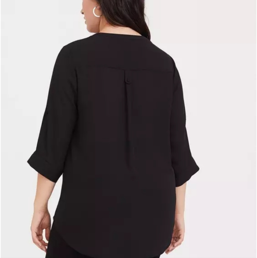 Torrid Black Harper Blouse - Size 2X - Picture 4 of 10